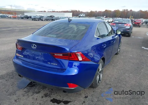 2016 Lexus Is 200T из США, поврежденный, VIN JTHBA1D23G5027406